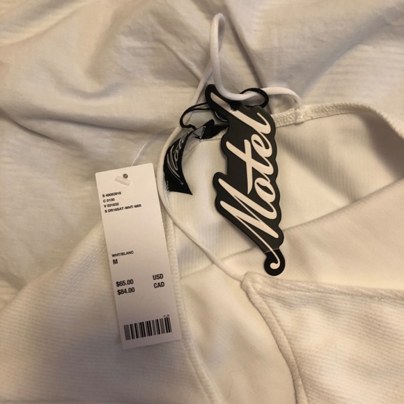 NWT Motel Sattia One-Shoulder Mini Dress - Picture 3 of 4